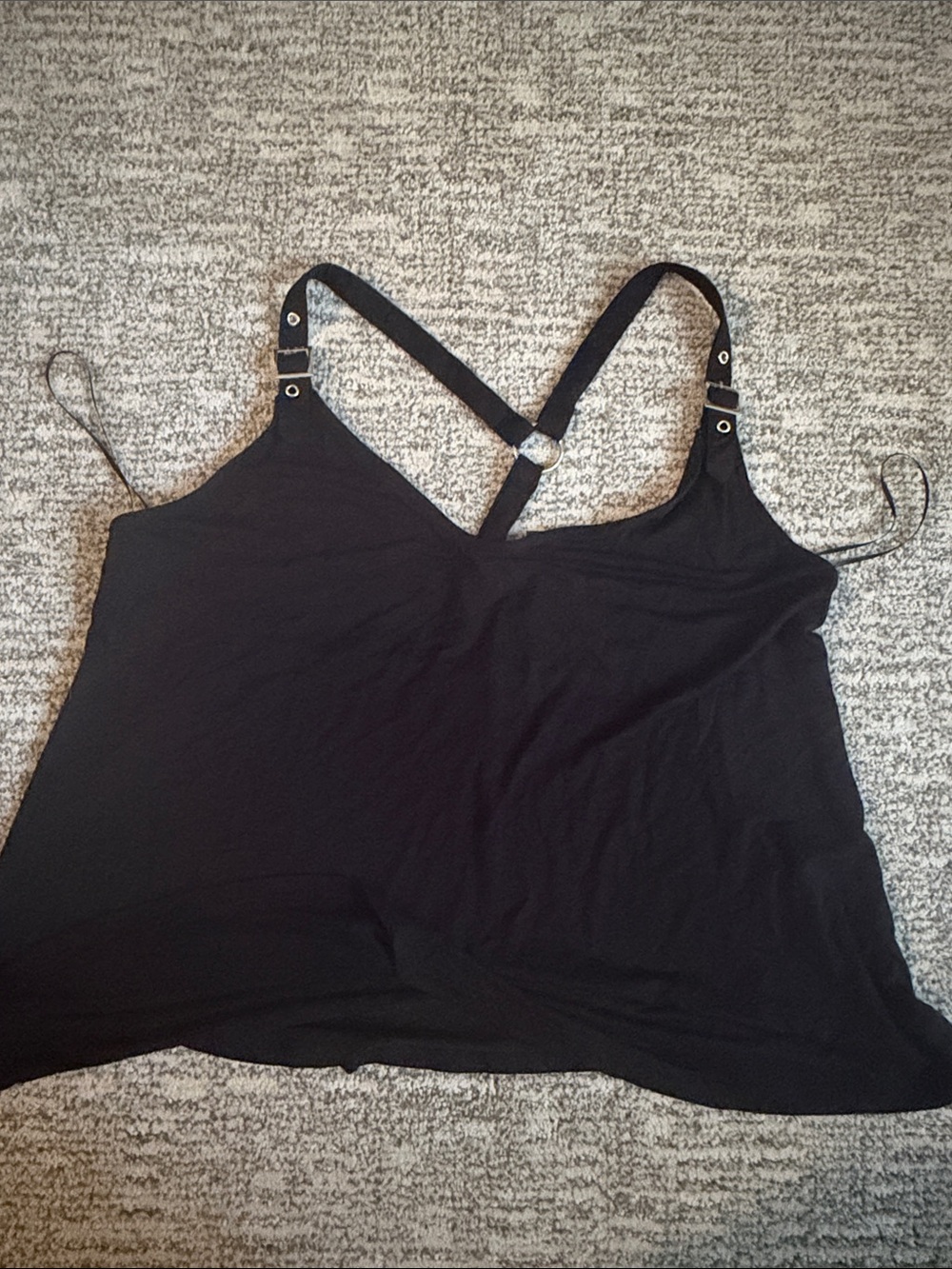 Killstar Black Strappy V-Neck Camisole